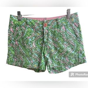 Lilly Pulitzer,  See ya later alligator. Size 2, Callahan shorts